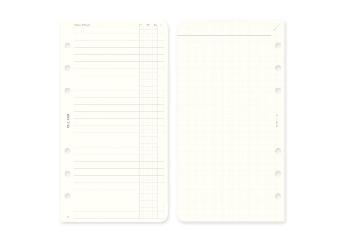 Plotter Monthly Schedule Refill 2026 - Bible Size