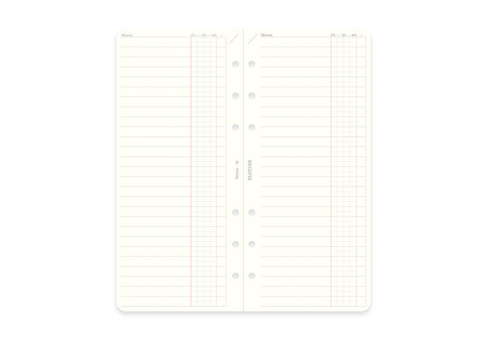 Plotter Refill Memo Pad - To Do List - Narrow Size