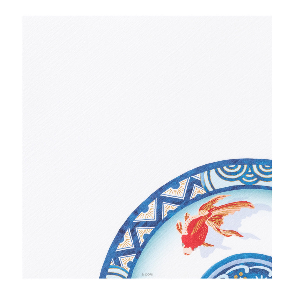Midori Letter Pad - Goldfish S2