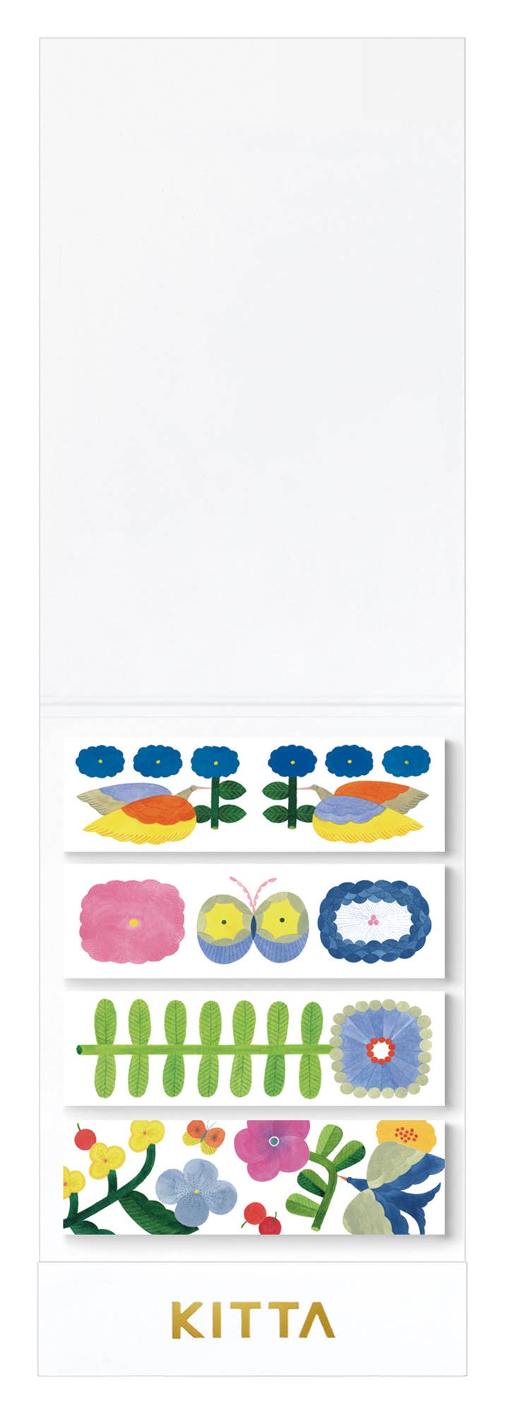 KITTA Portable Washi Decorative Tape -Stamp style Clear -: Memory