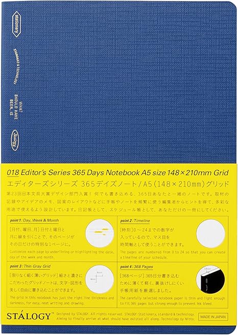 Stalogy 365 Day Notebook - A5
