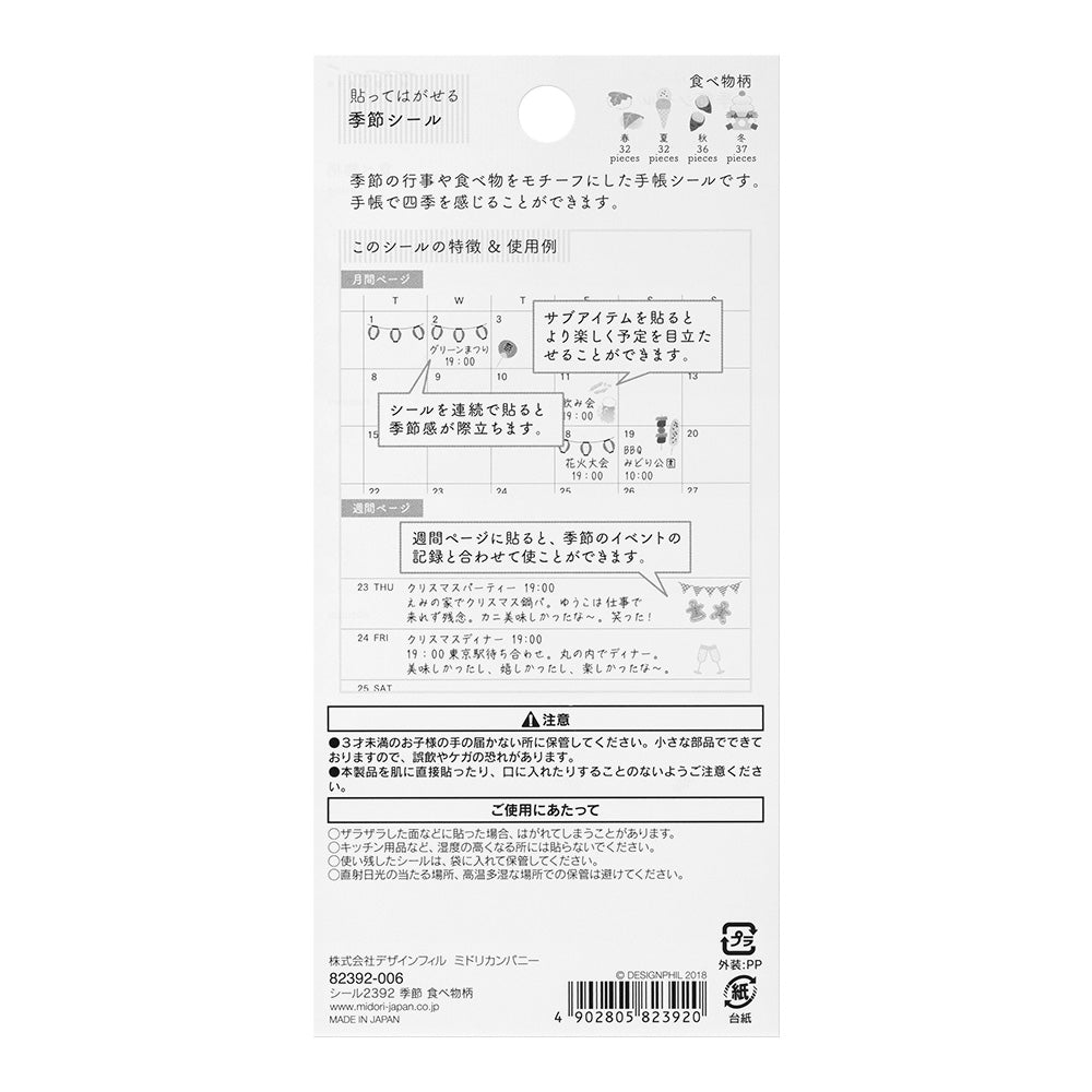 Midori Sticker - Food