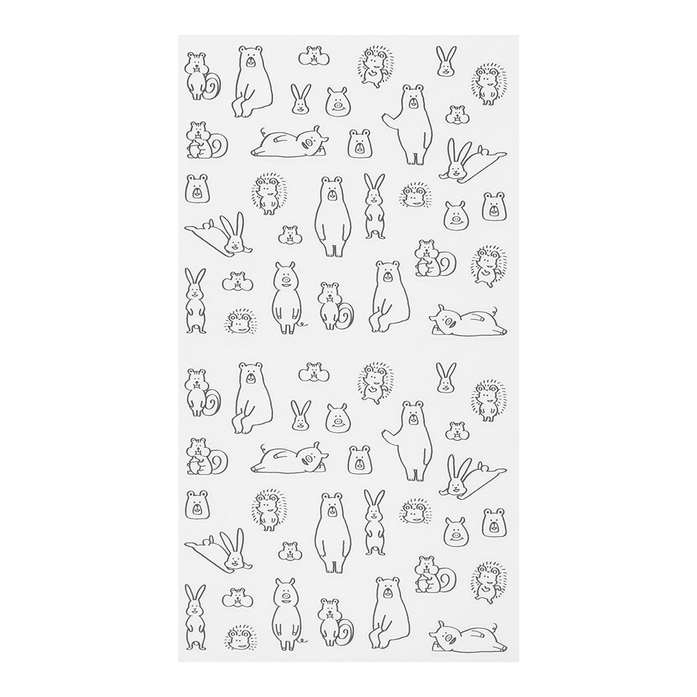 Midori Sticker - Forest Animals