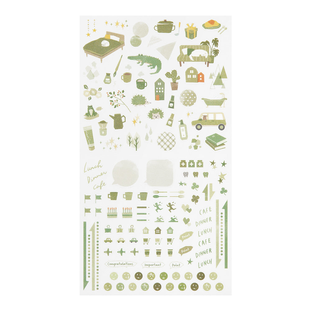 Midori Sticker - Moss Green