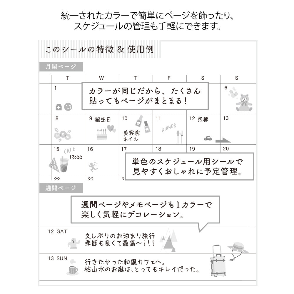 Midori Sticker - Beige