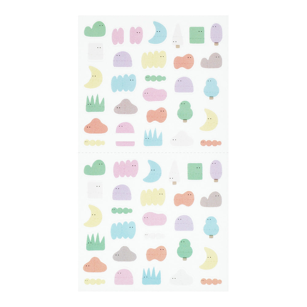 Midori Sticker - Side-Frame Loose Illustration
