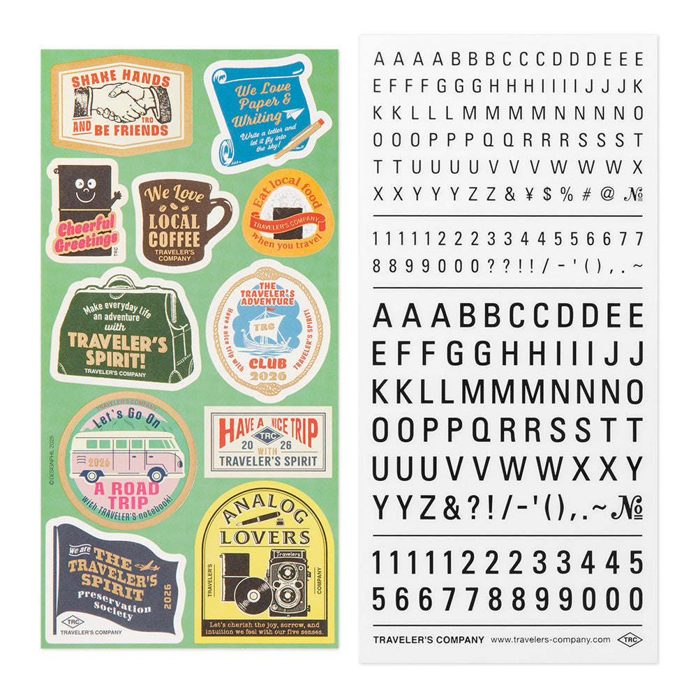 Traveler's Customized Sticker Set