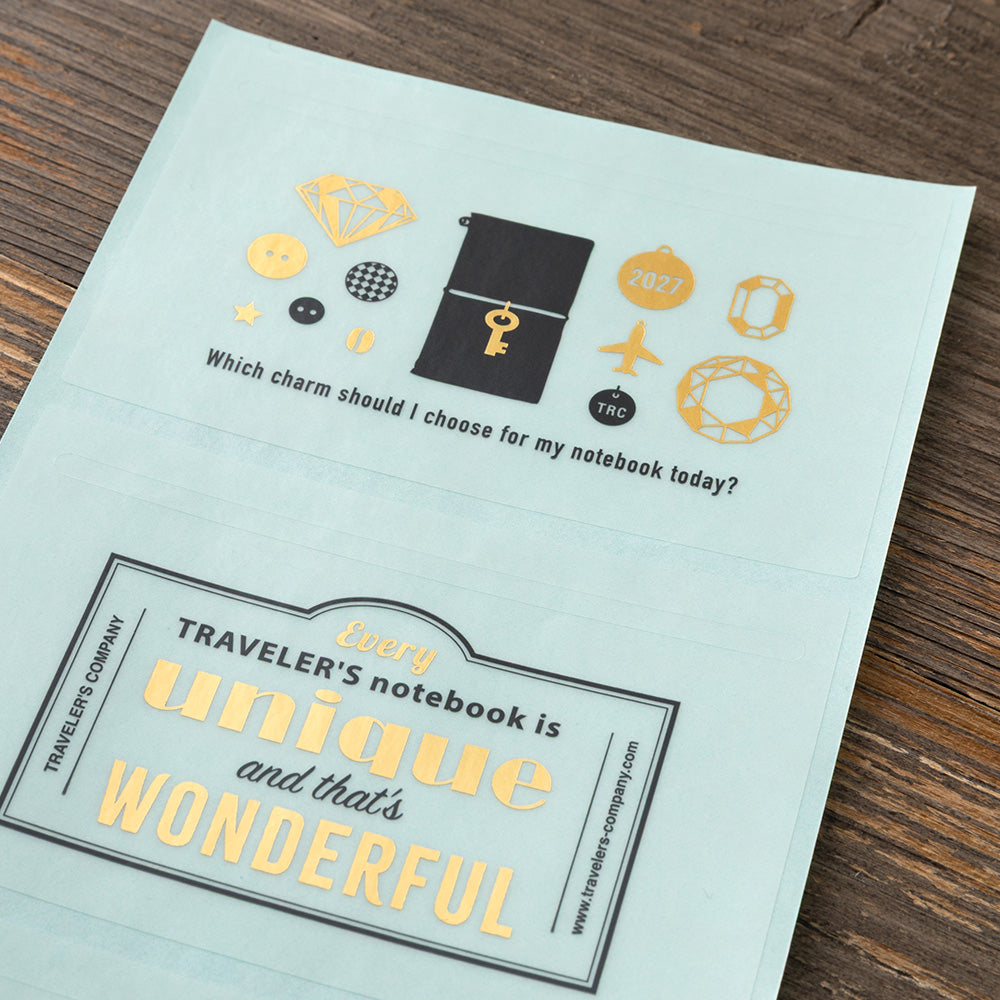 Traveler's 2027 Diary Customized Sticker Set