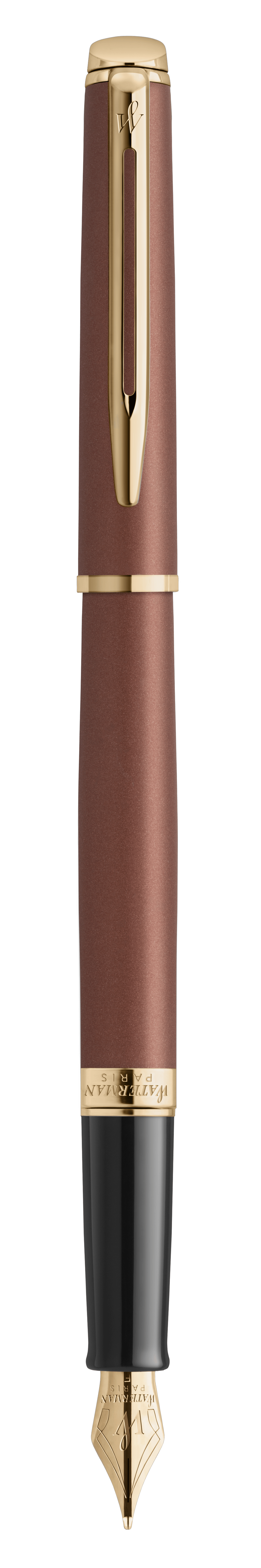 Waterman Hémisphère Understated Edit Fountain Pen - Metallic Copper Red
