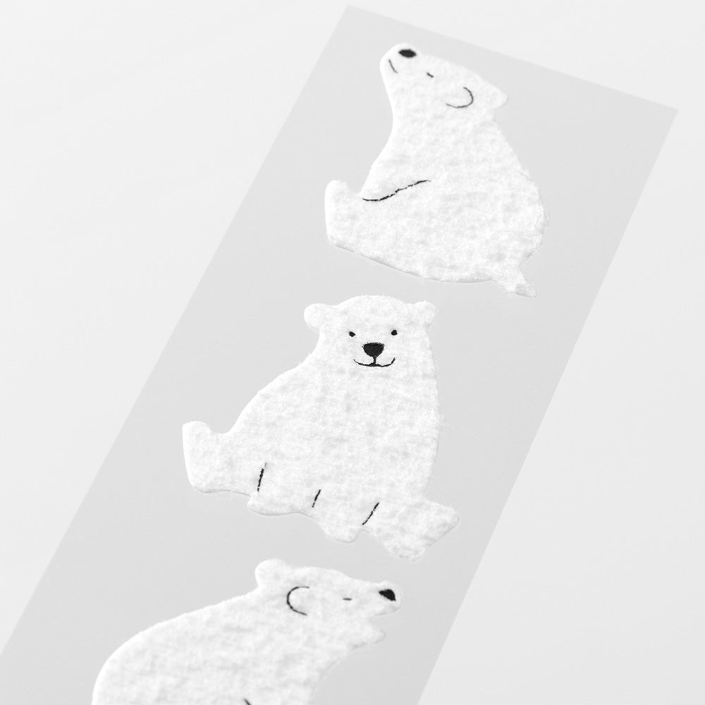 Midori Letter Set with Stickers - Polar Bear