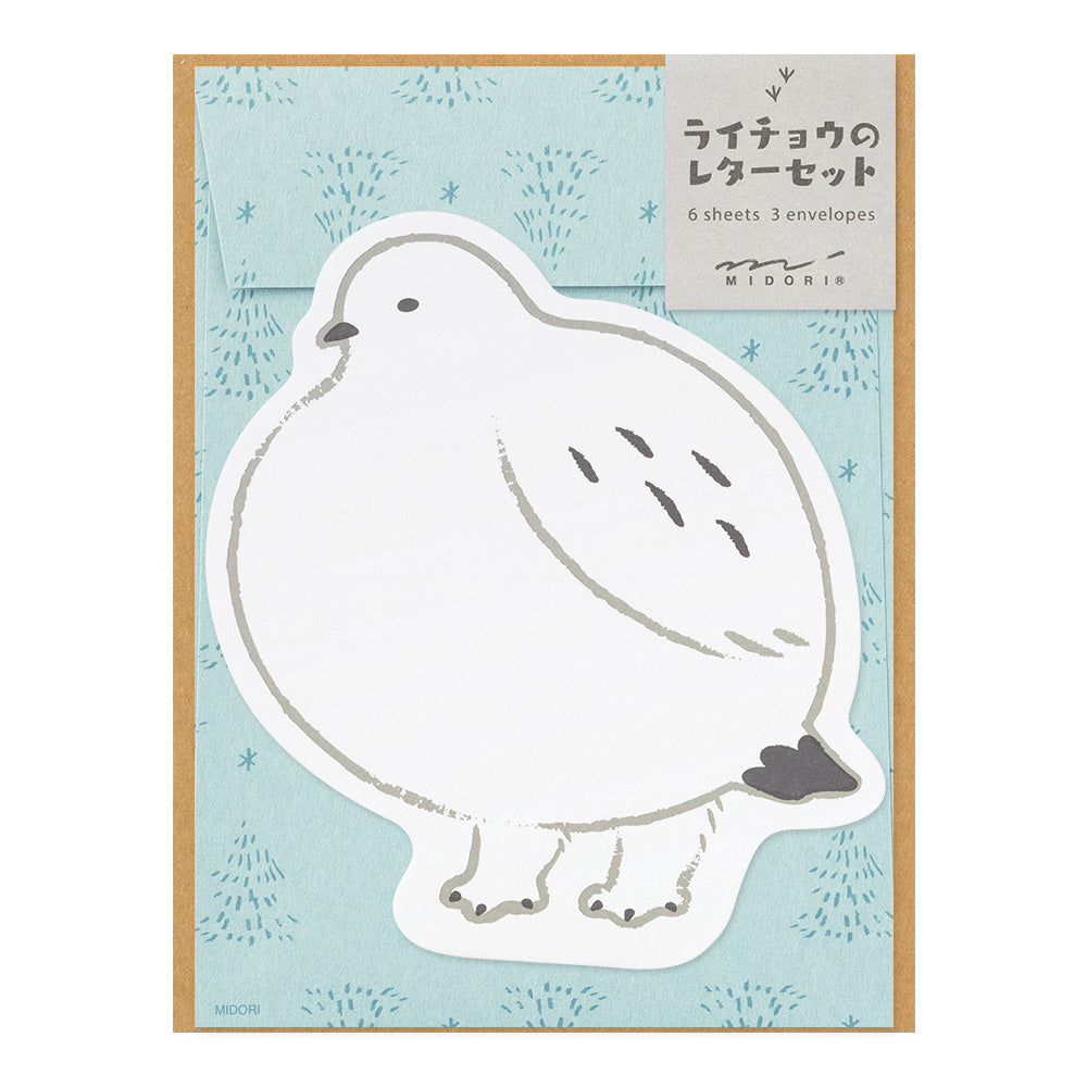 Midori Letter Set - Die-Cut Grouse