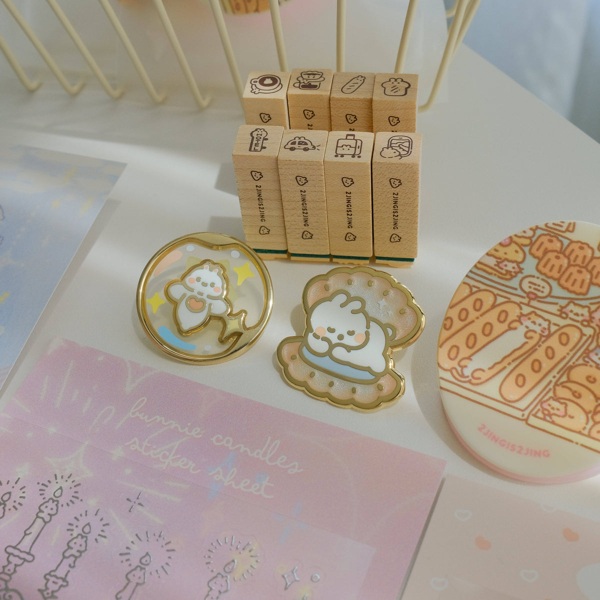 2jingis2jing Mini Rubber Stamp