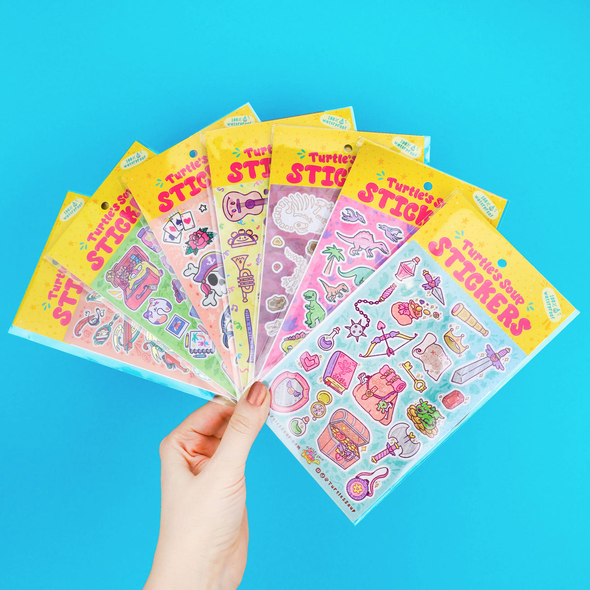 Renaissance Fair Fantasy Jousting Vinyl Sticker Sheet