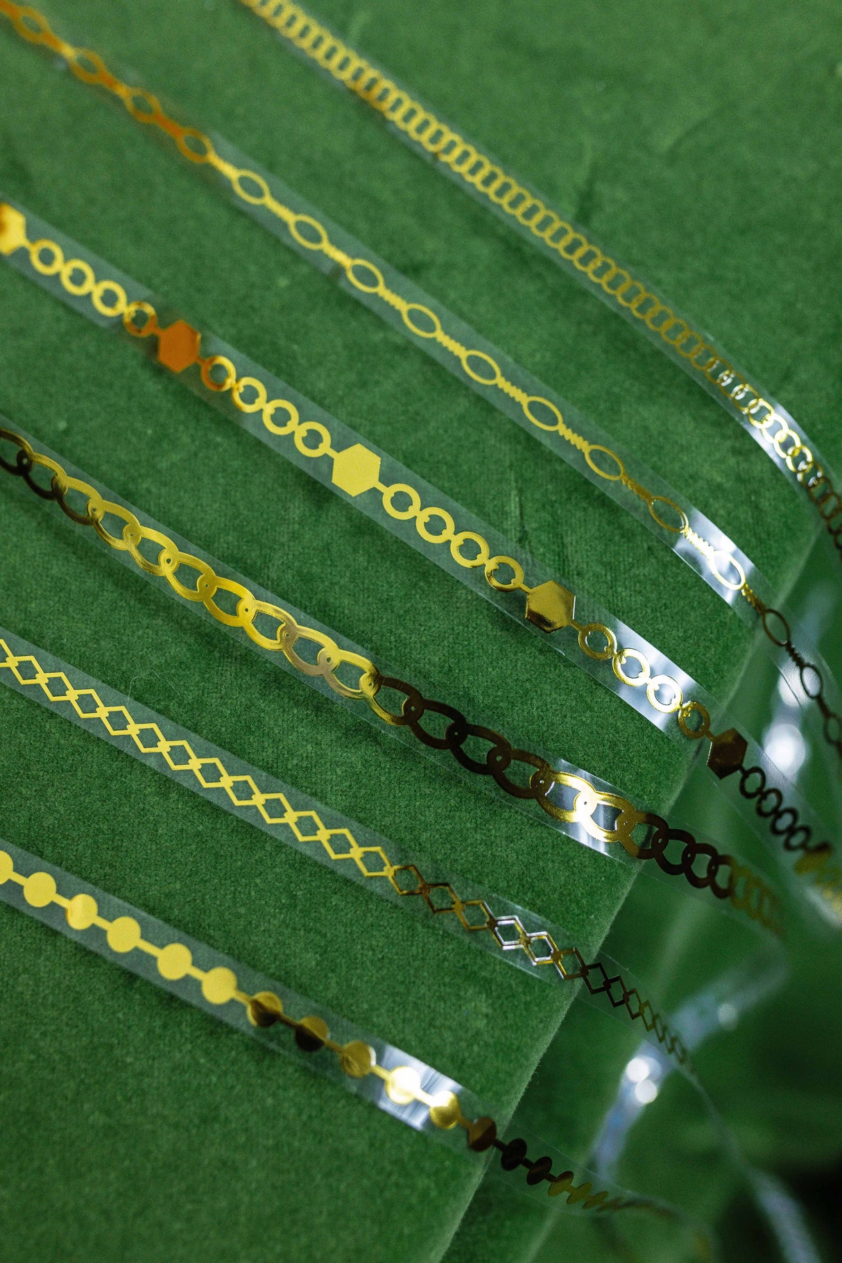 CoraCreaCrafts Metal Chain Tape Set