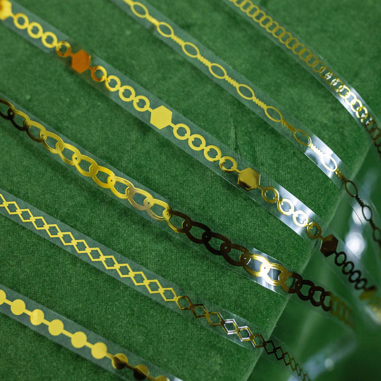 CoraCreaCrafts Metal Chain Tape Set
