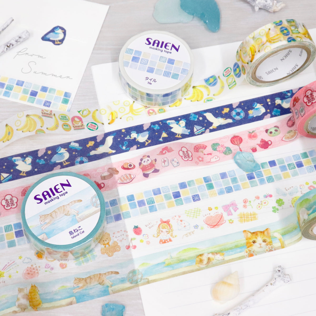 Kamiiso Washi Tape - Panda