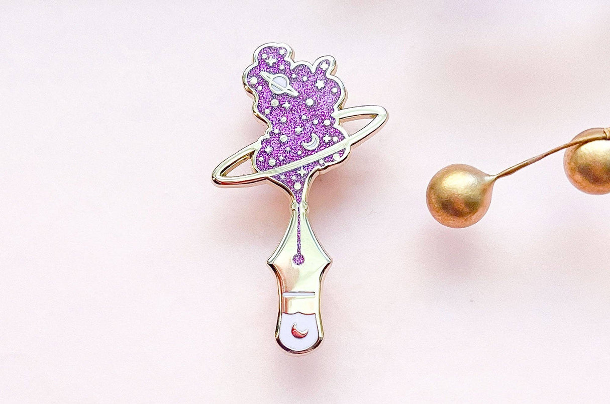 Inky Stars Enamel Pin