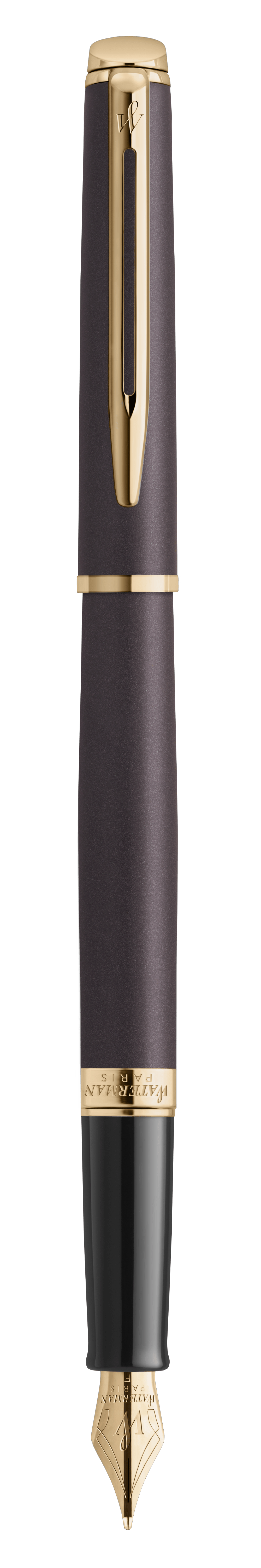 Waterman Hémisphère Understated Edit Fountain Pen - Lava Black