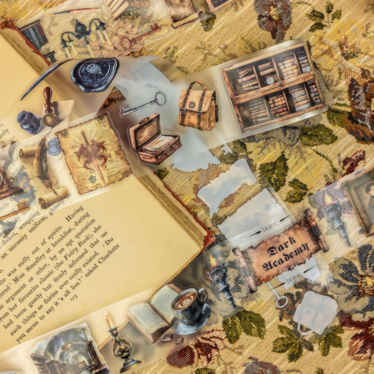 CoraCreaCrafts Libraries Transparent Tape