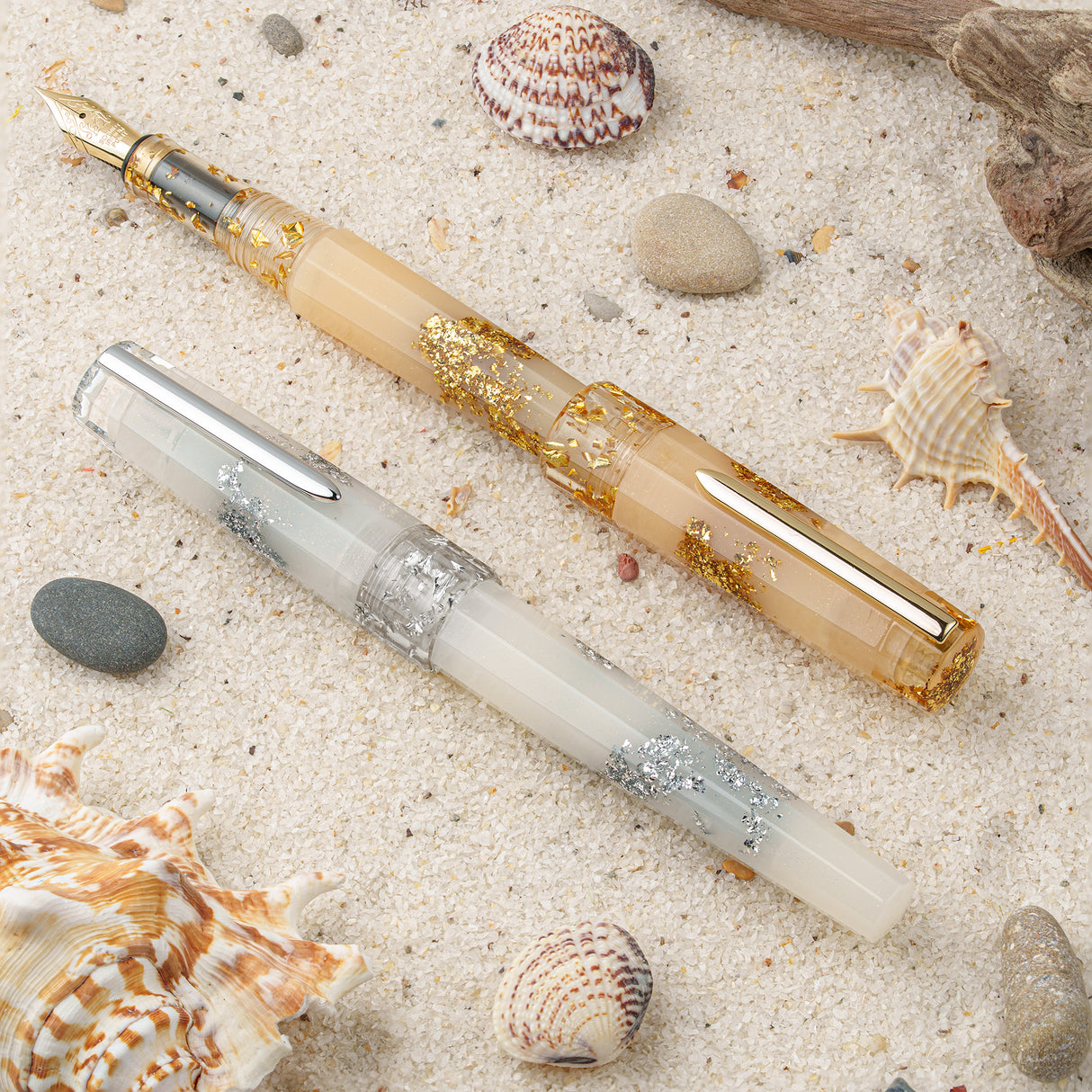 Benu Euphoria Fountain Pen - White Beach (Limited Edition)