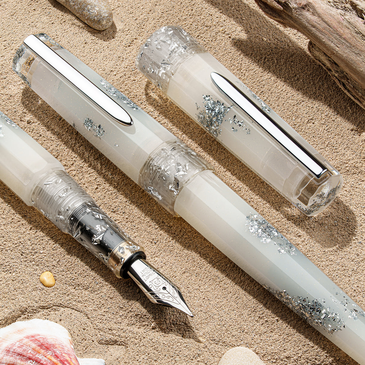 Benu Euphoria Fountain Pen - White Beach (Limited Edition)