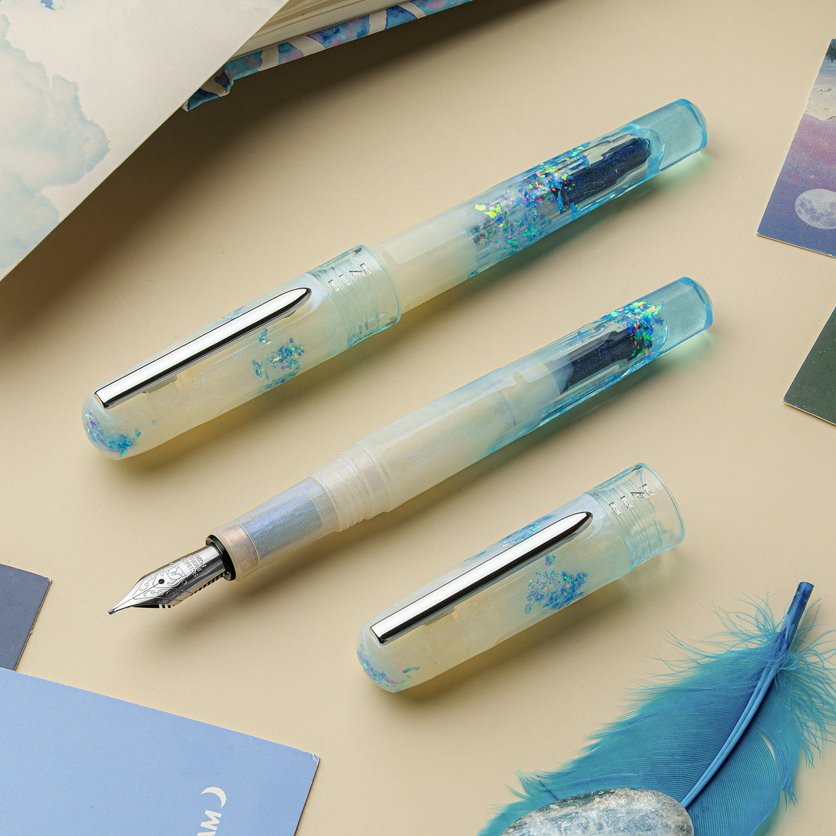 Benu Talisman Fountain Pen - Moonstone (Limited Edition)