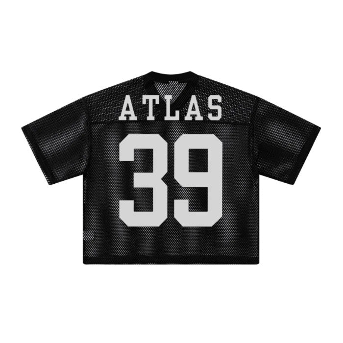 Atlas Stationers Mesh Jersey - Black (Atlas Exclusive)