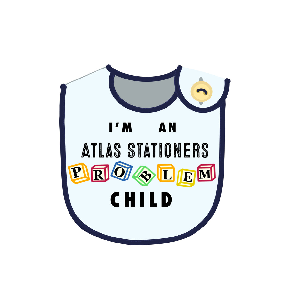 Atlas Stationers Sticker - I'm A Problem Child