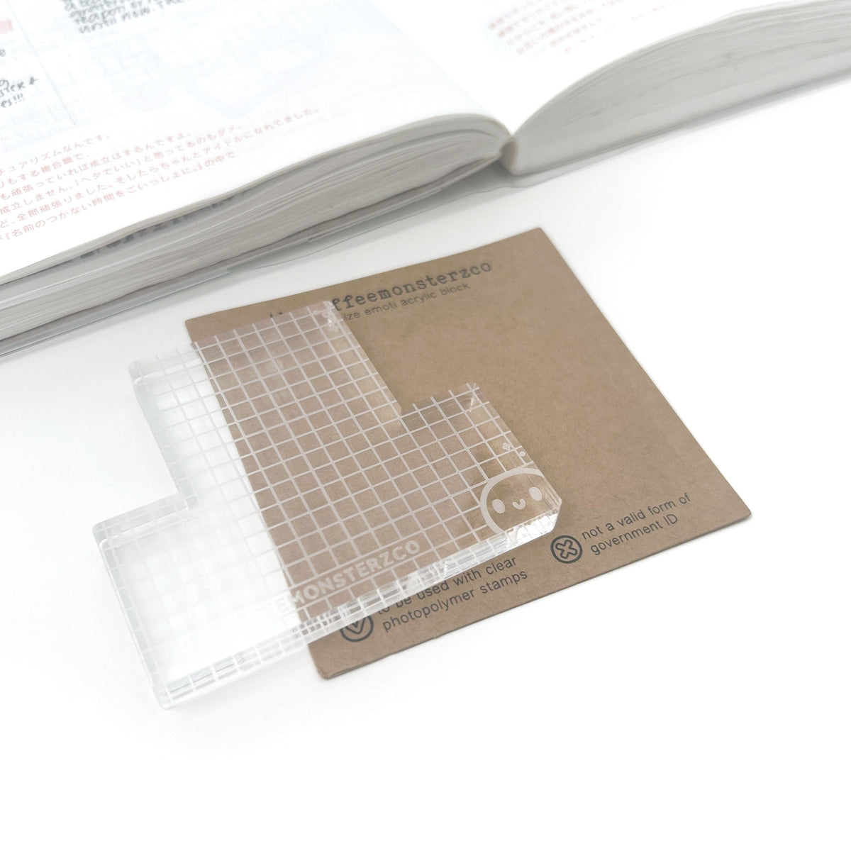 TheCoffeeMonsterzCo Emoti Dual Size - Acrylic Block