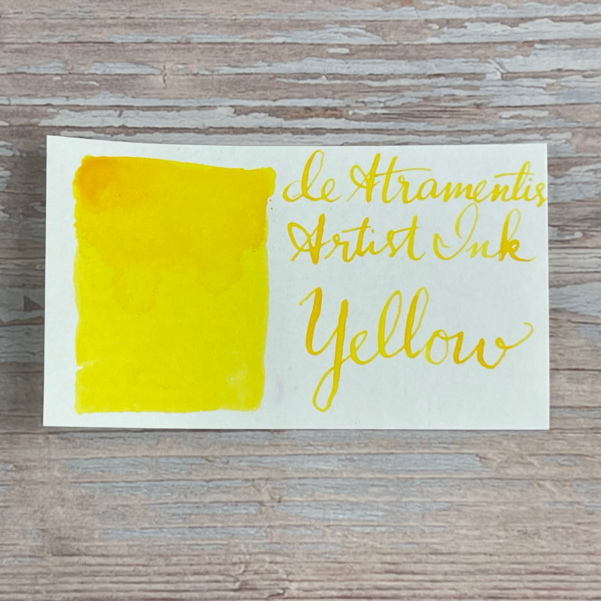 De Atramentis Artist Yellow - 50ml Bottled ink