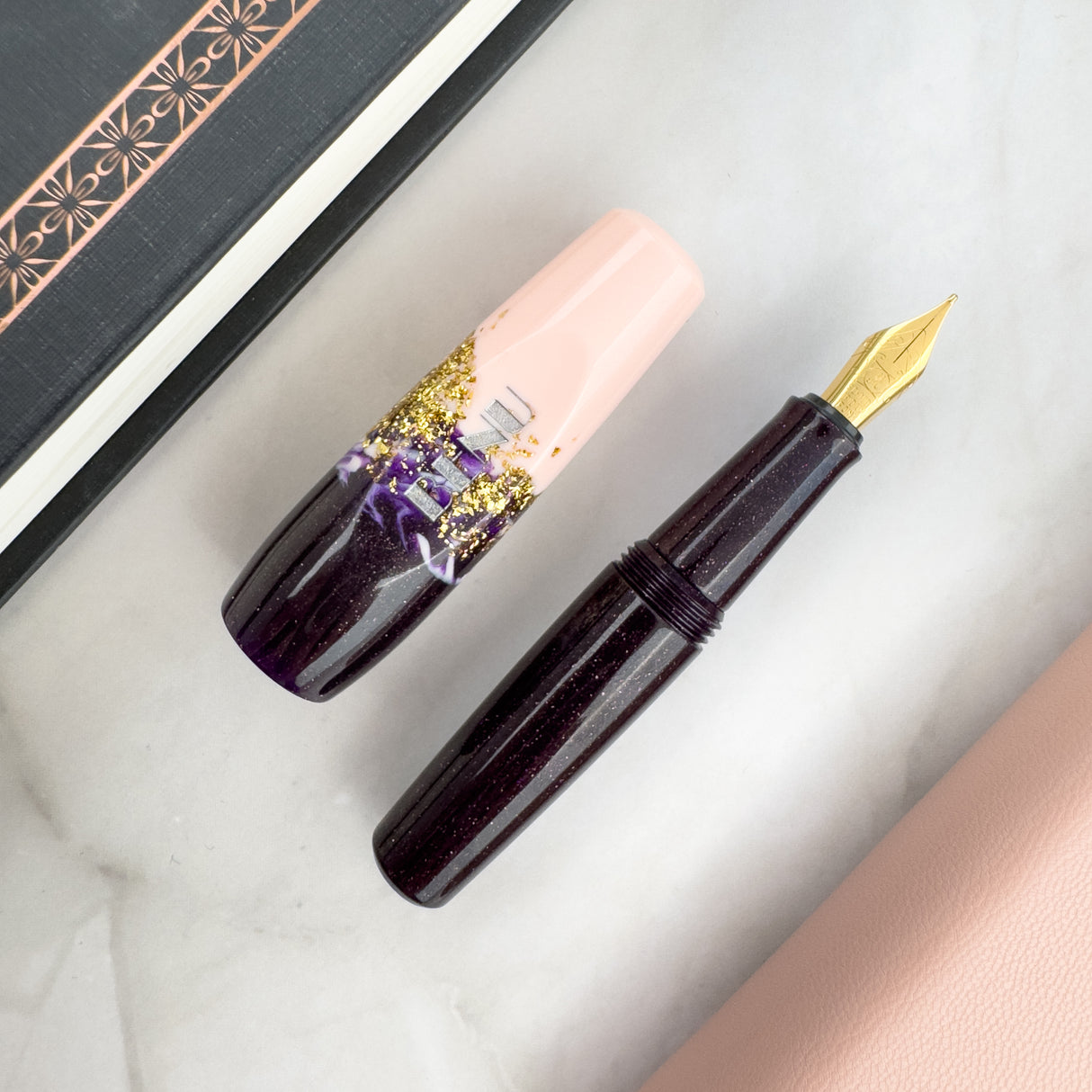 Benu Pixie Fountain Pen - Plum Cream