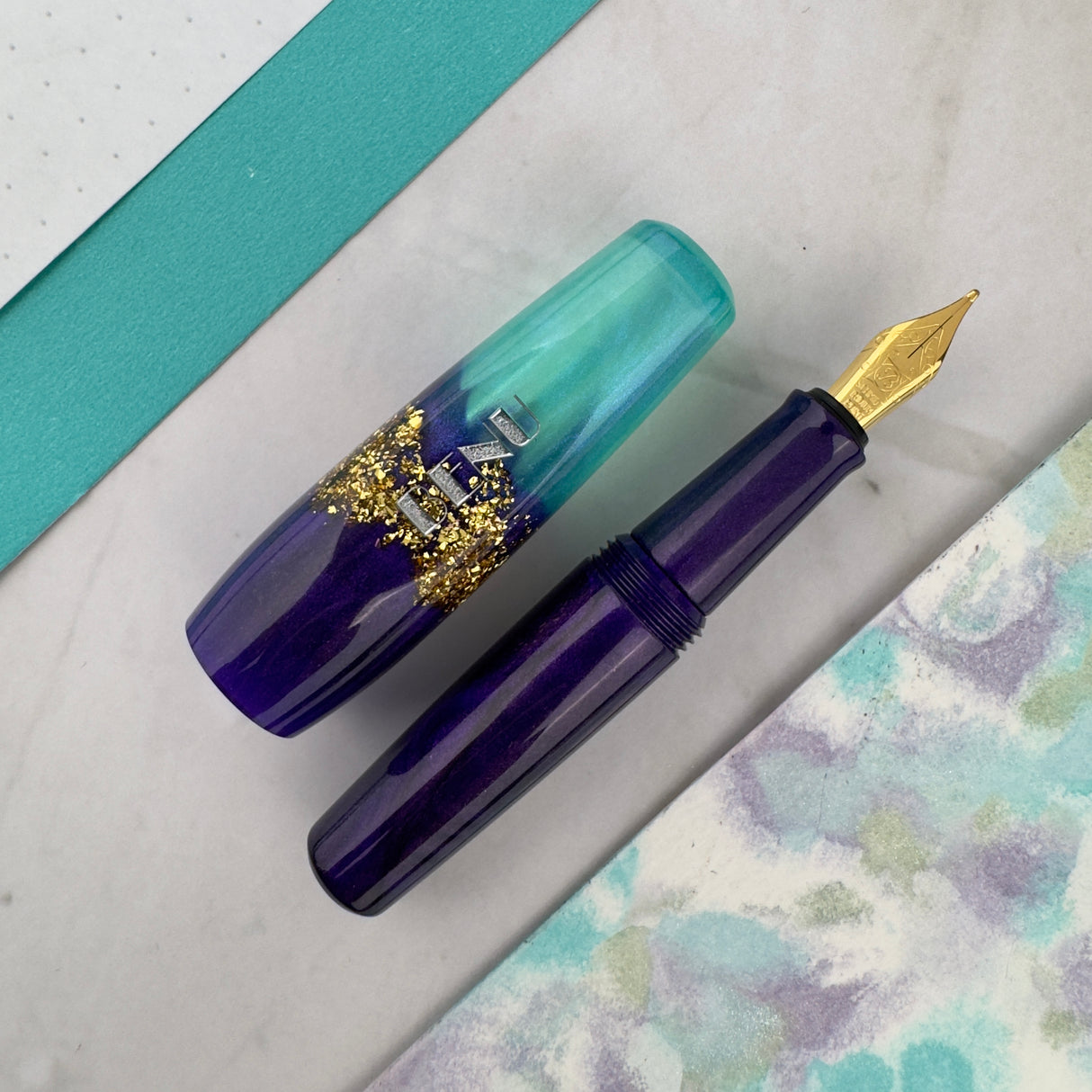Benu Pixie Fountain Pen - Twilight Lagoon