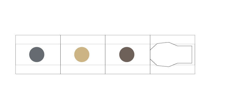 MU Inky Pen - Mud Brown/Sand Beige/Rock Black (BIP004) angle 2