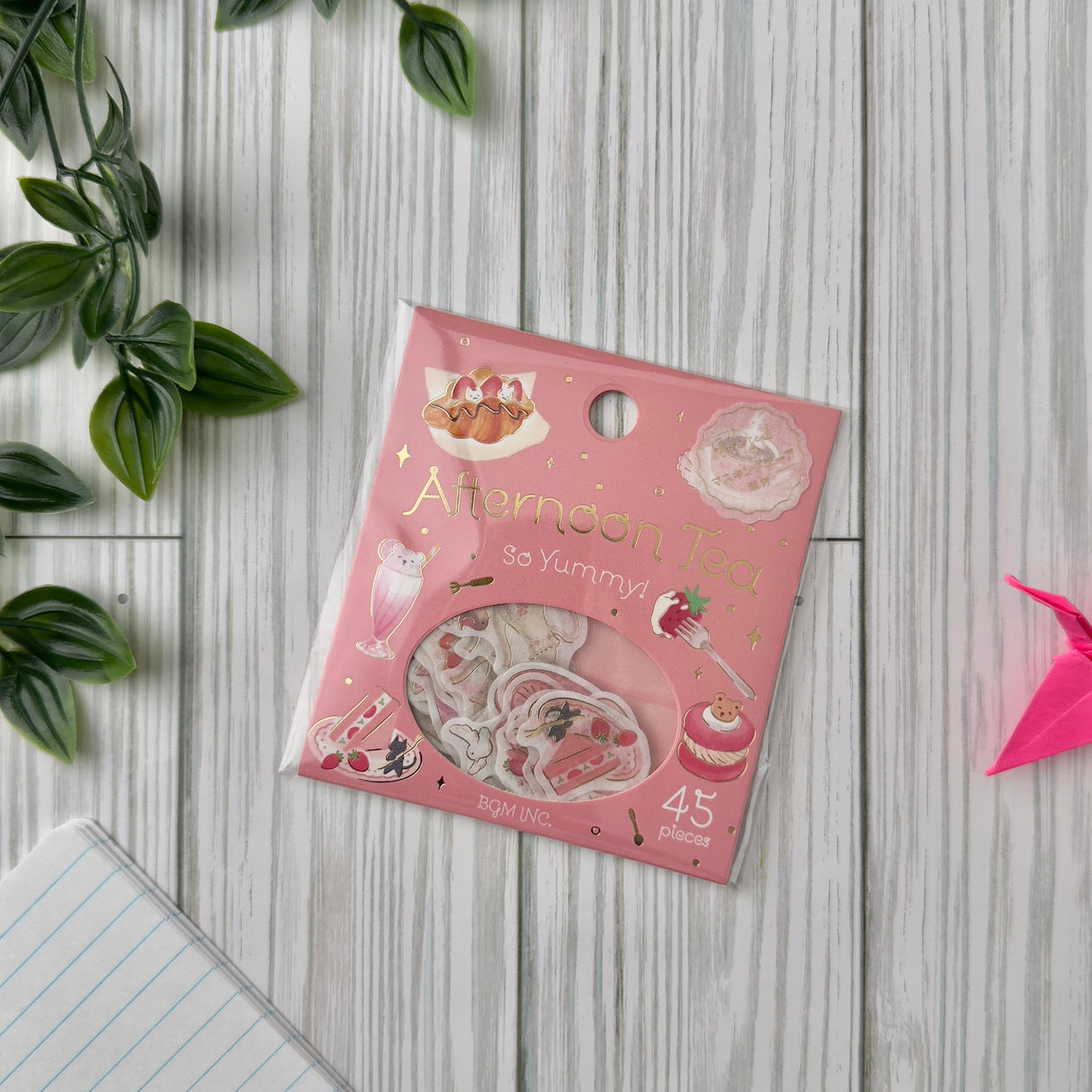 BGM Planner Sticker Flakes - Afternoon Tea Party - Snacks for you