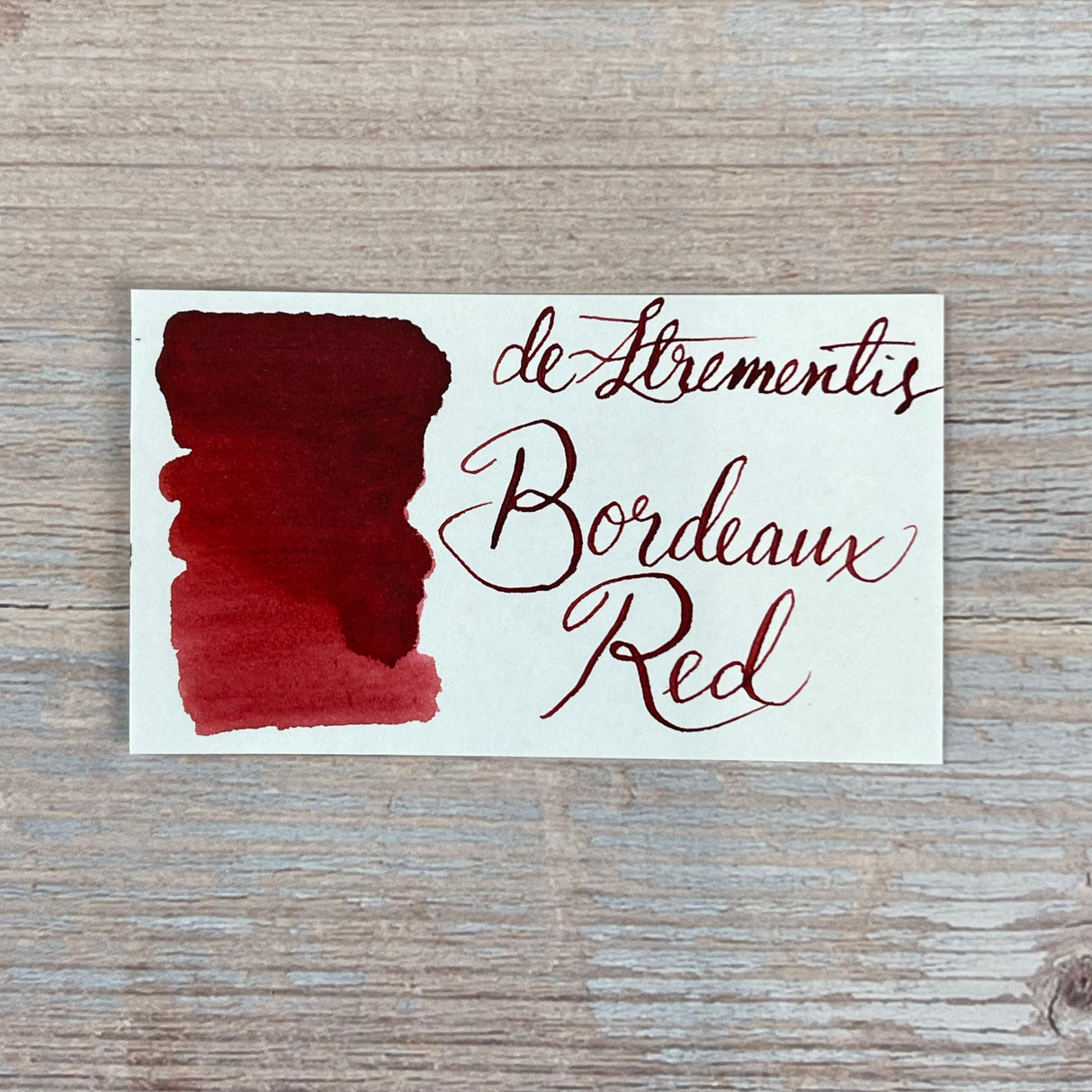 De Atramentis Bordeaux Red - 45ml Bottled ink