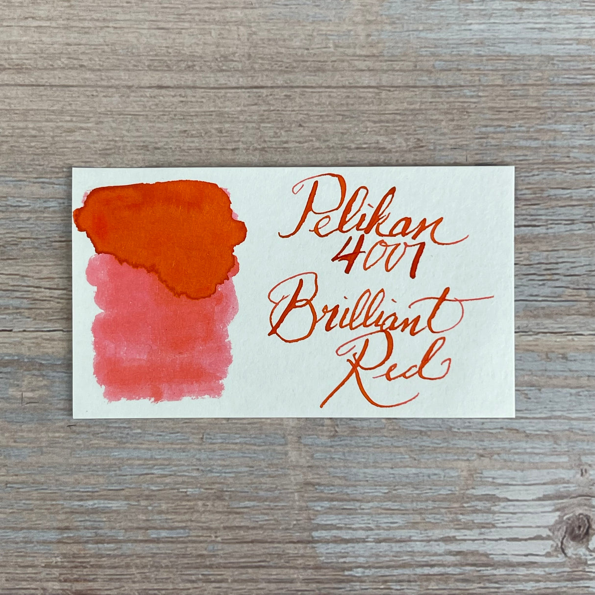 Pelikan 4001 Brilliant Red - 30ml Bottled Ink