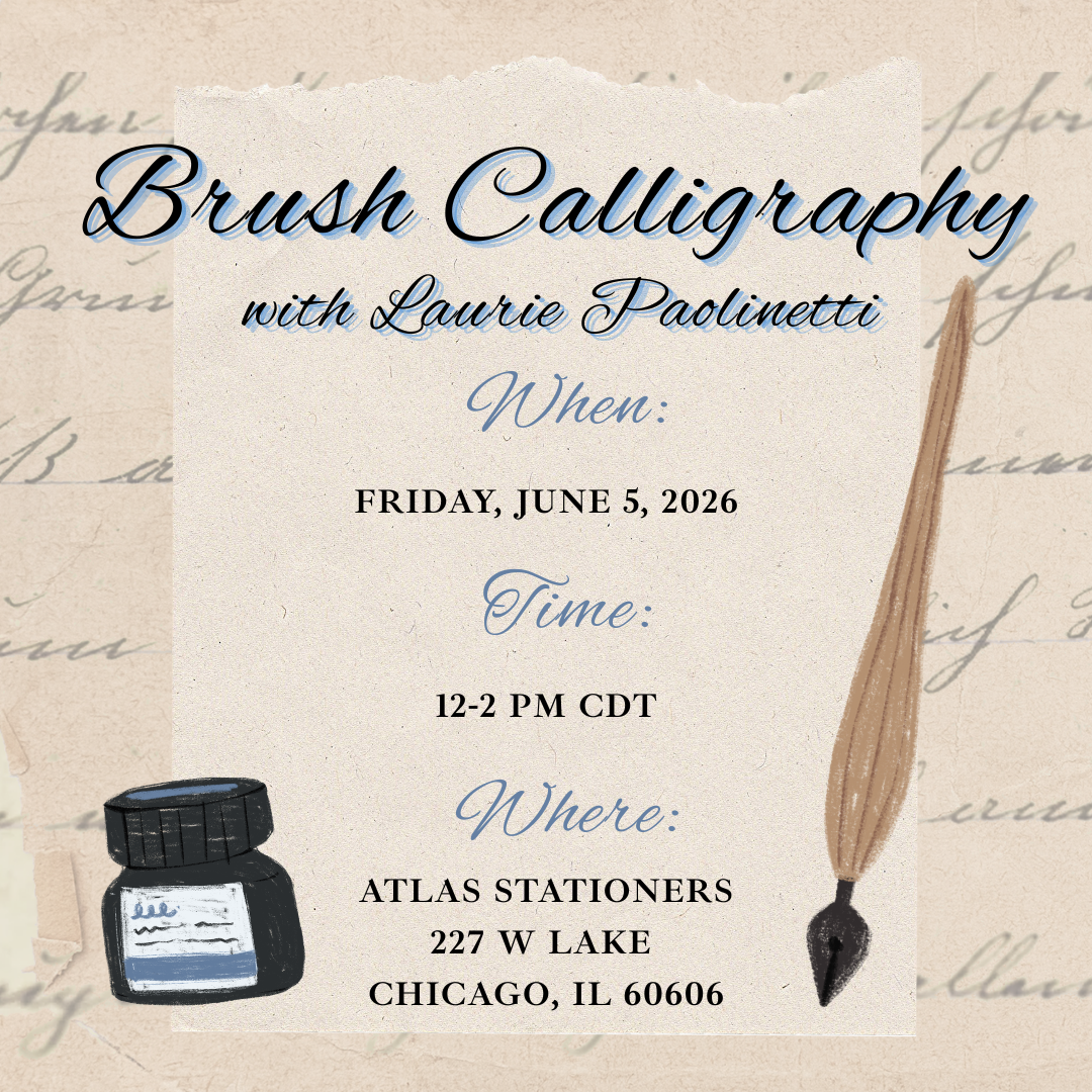 Atlas x Laurie Paolinetti Brush Calligraphy Workshop