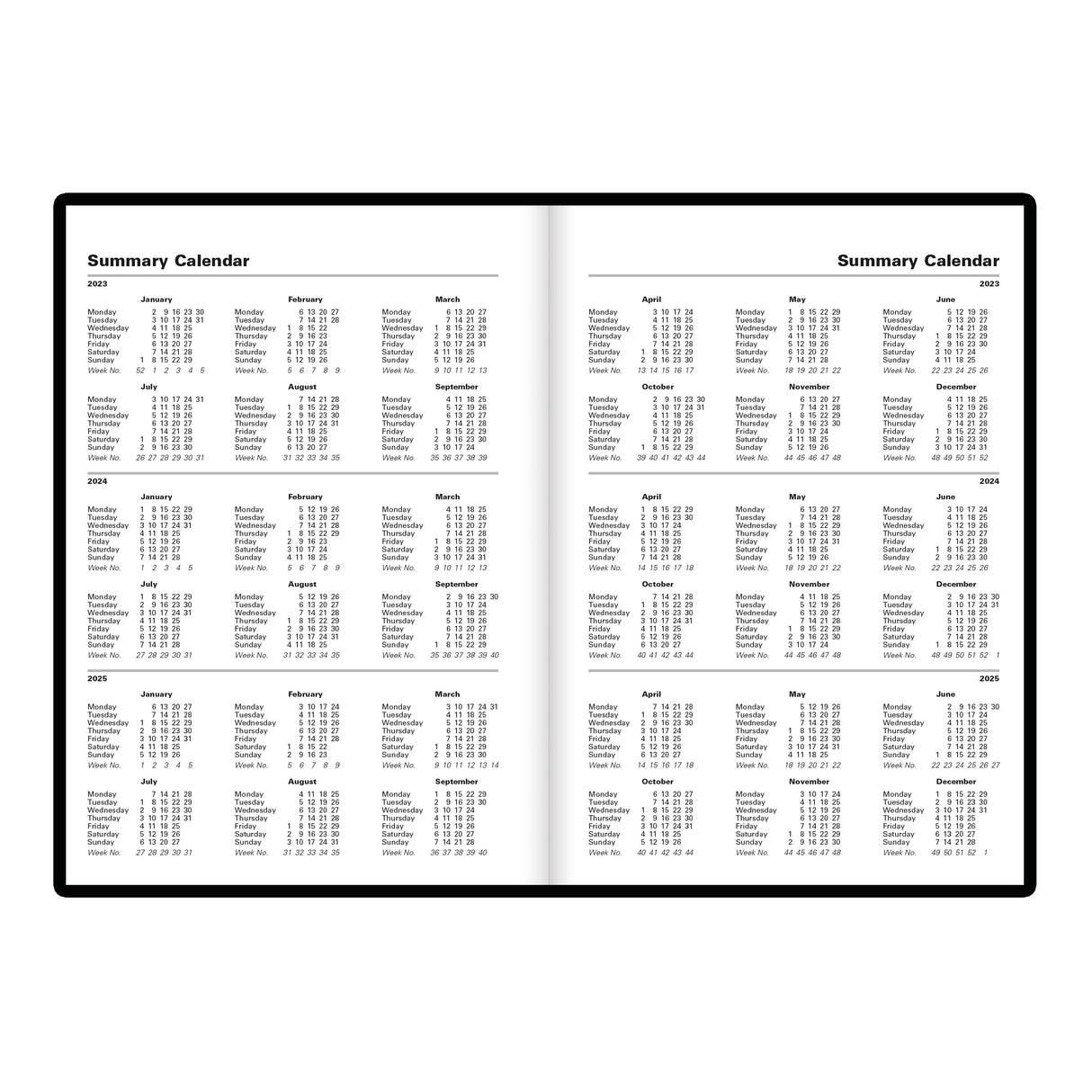 Letts Principal Daily Planner - 8 1/4" x 5 7/8"