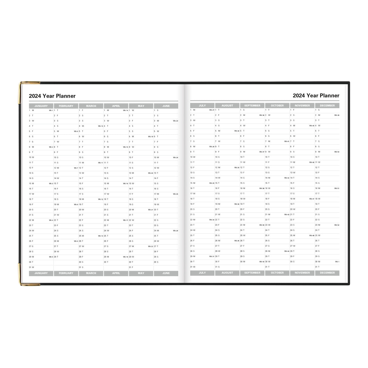 Letts Sterling Week to View Planner - 10 1/4" x 8 1/4"