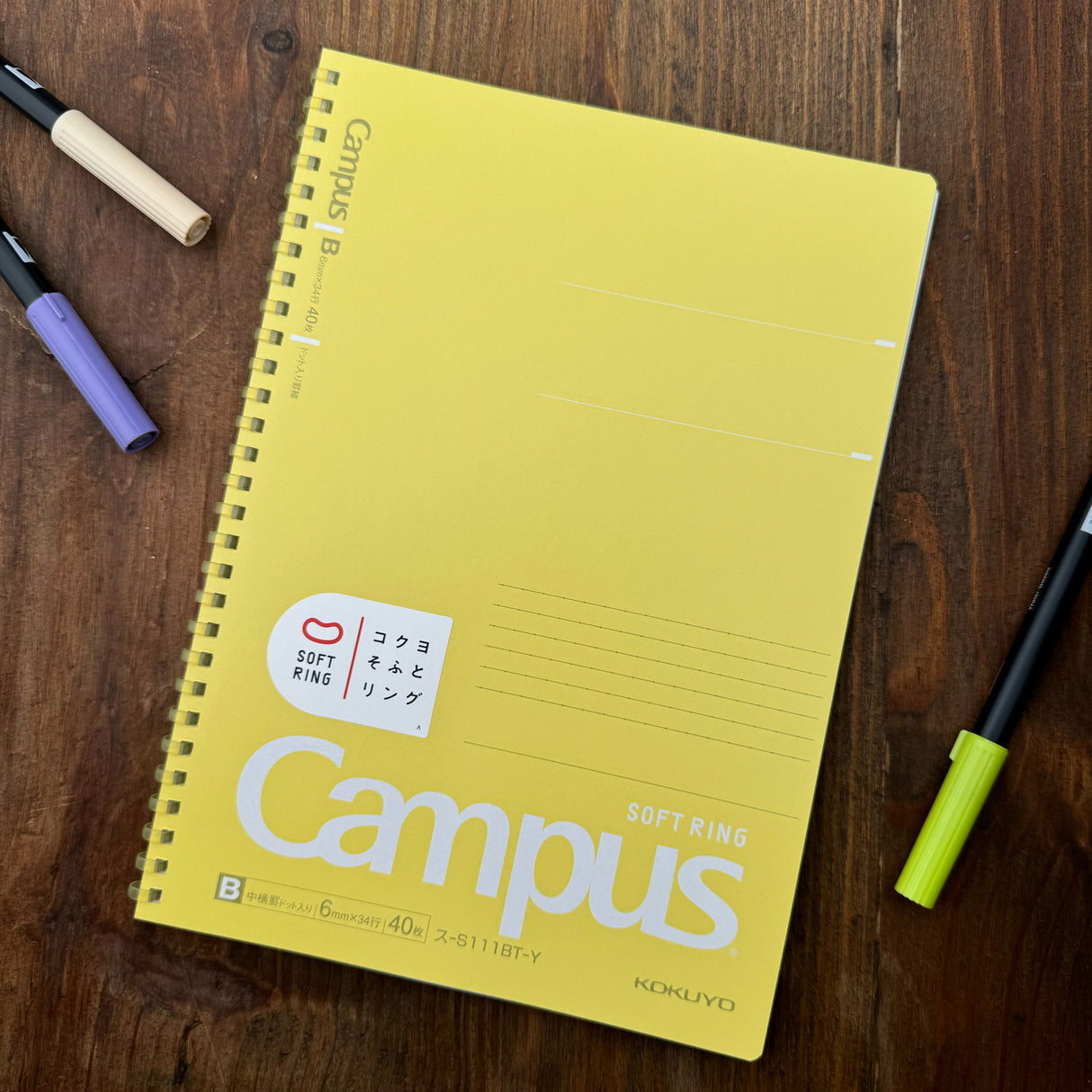 Kokuyo Campus Soft Ring Notebook - B5