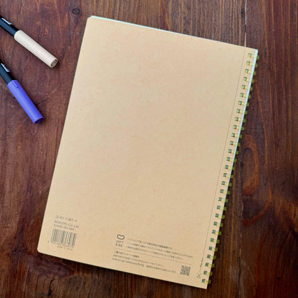 Kokuyo Campus Soft Ring Notebook - B5