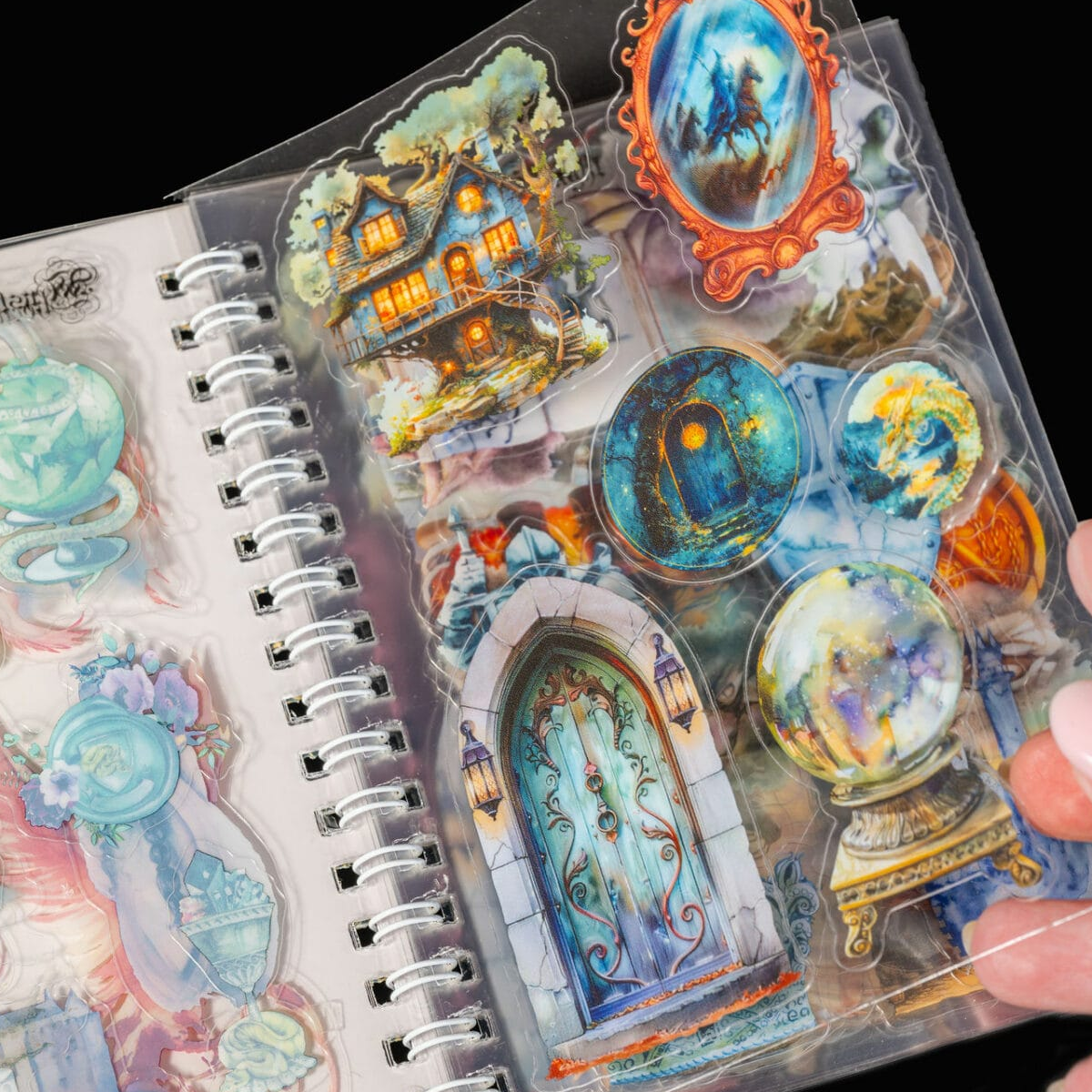 CoraCreaCrafts Sticker Book - Fantasy