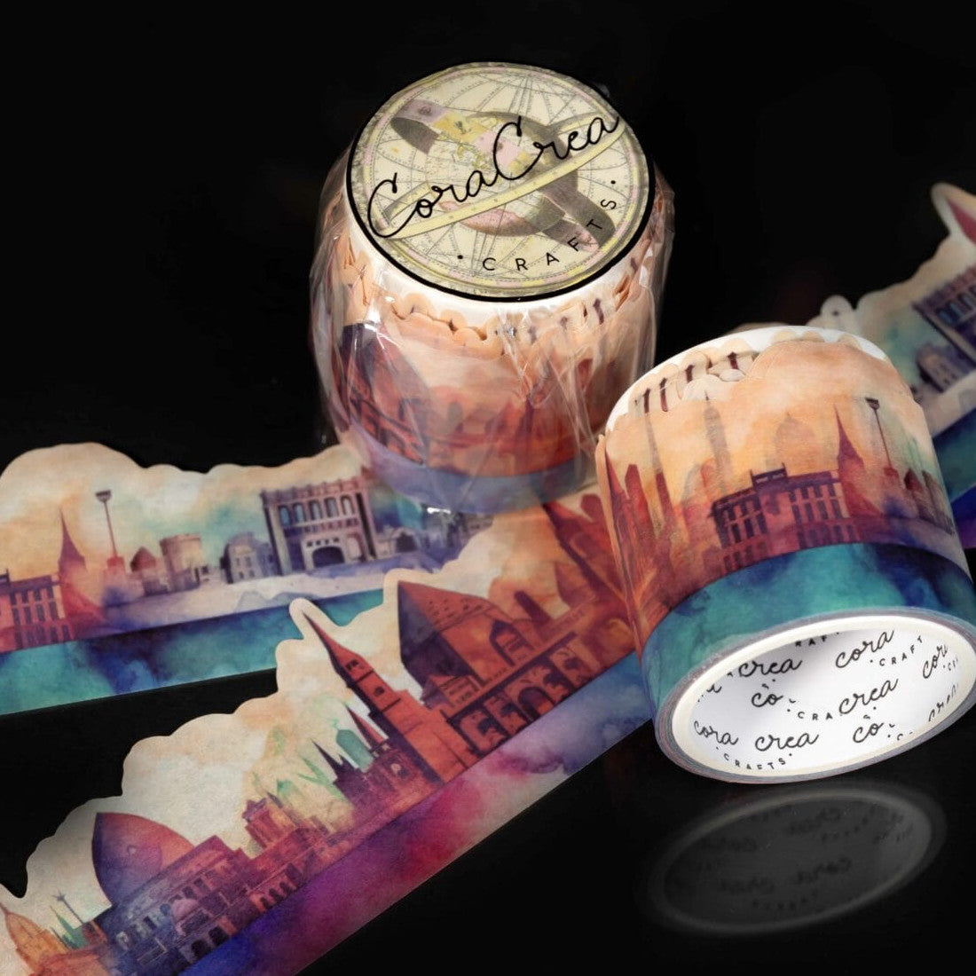 CoraCreaCrafts Washi Tape - Cut Out - Old Cities