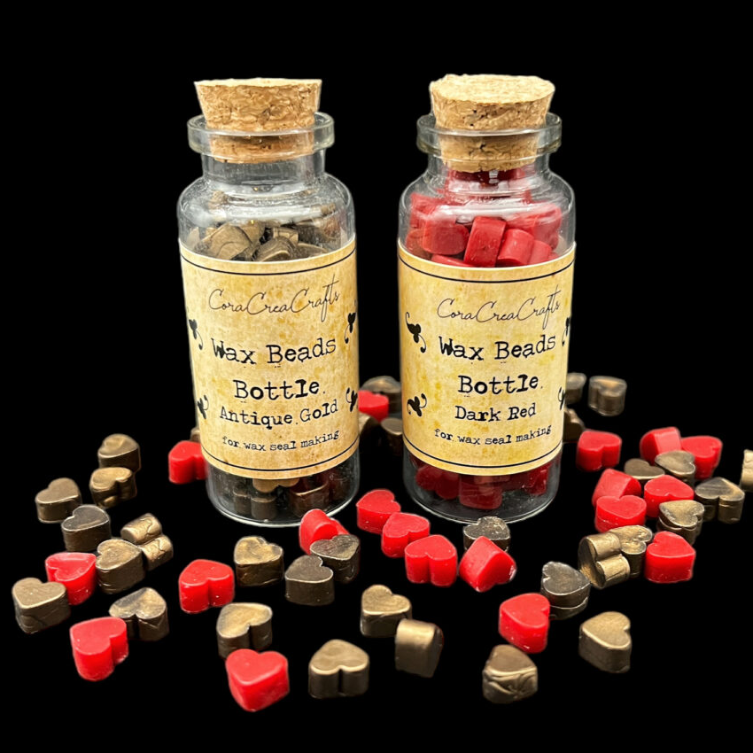 CoraCreaCrafts Wax Beads Bottle