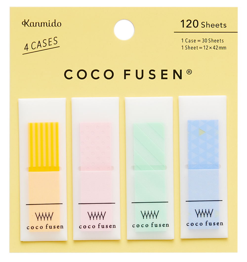 Kanmido Coco Fusen Pattern Sticky Notes - Medium