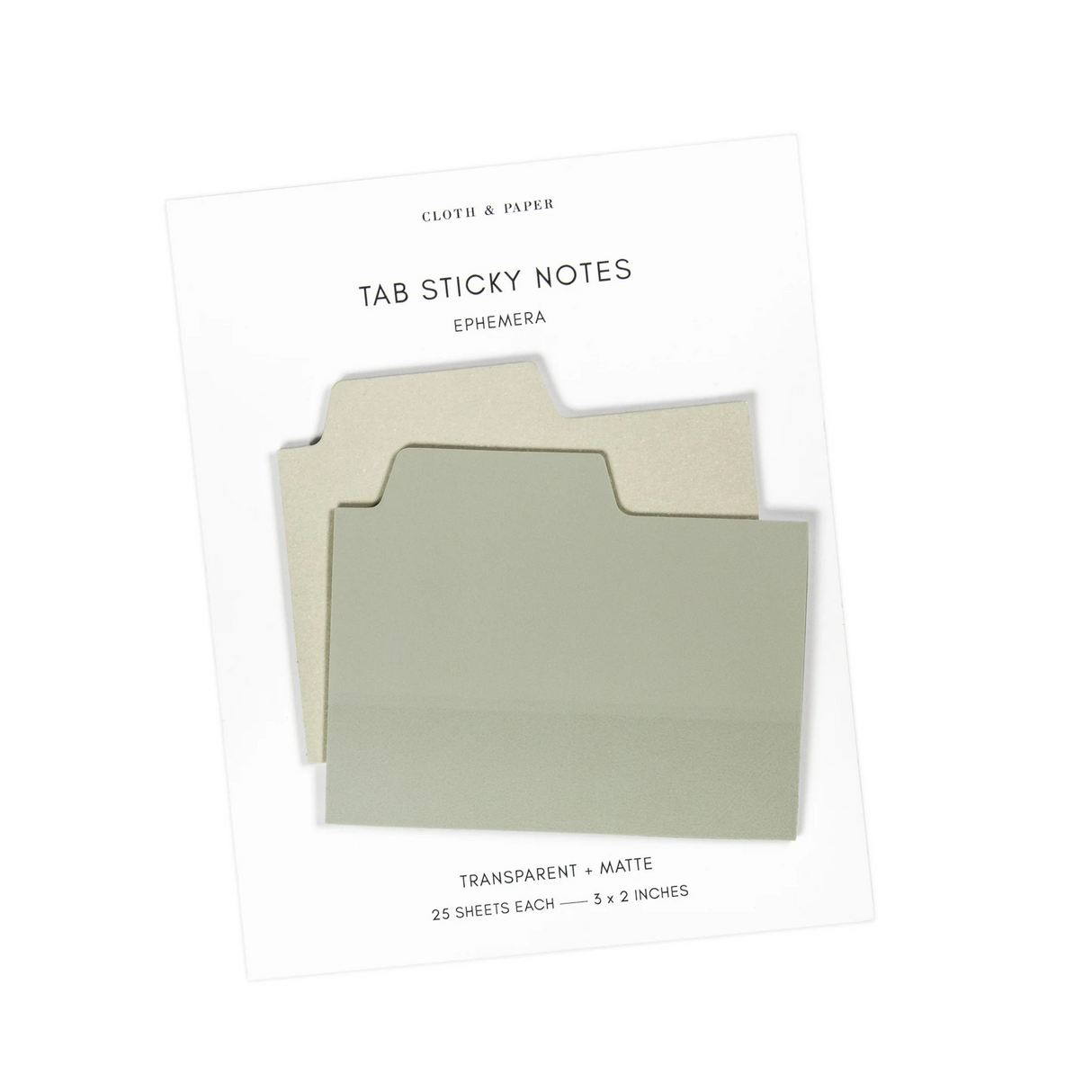 Cloth & Paper Blank Tab Sticky Notes