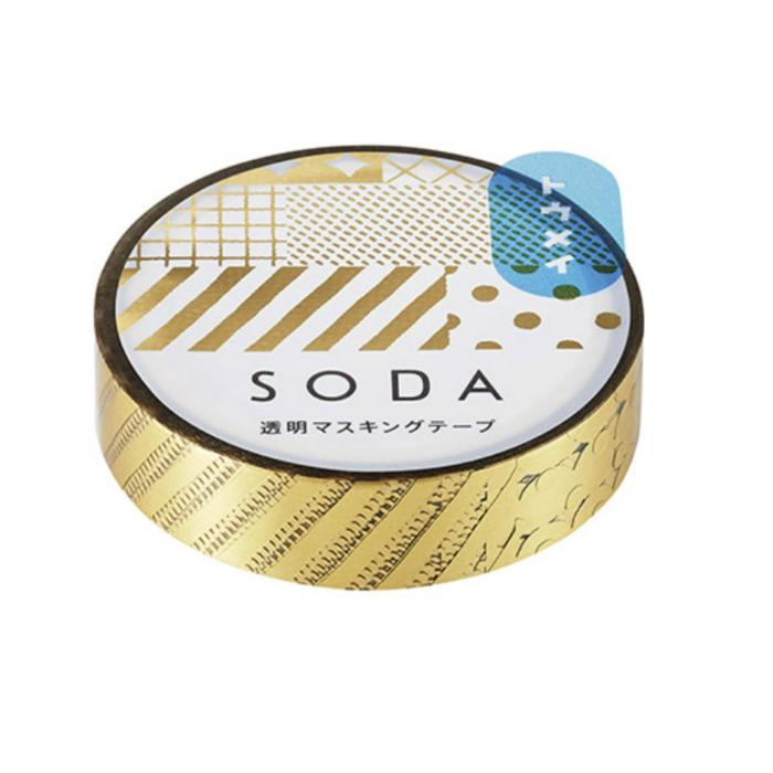 King Jim SODA Transparent Masking Tape - Mix