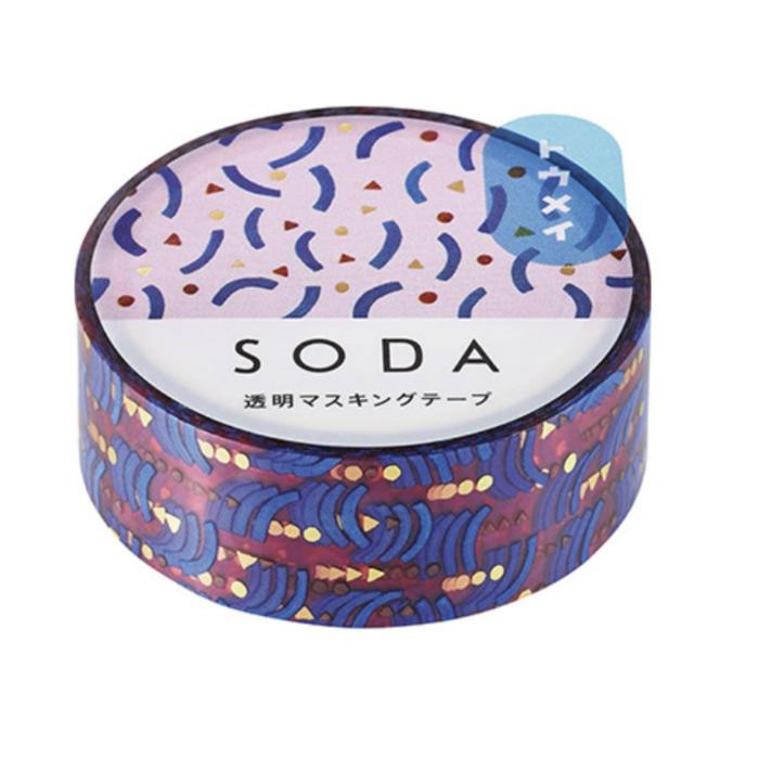 King Jim SODA Transparent Masking Tape - Pattern