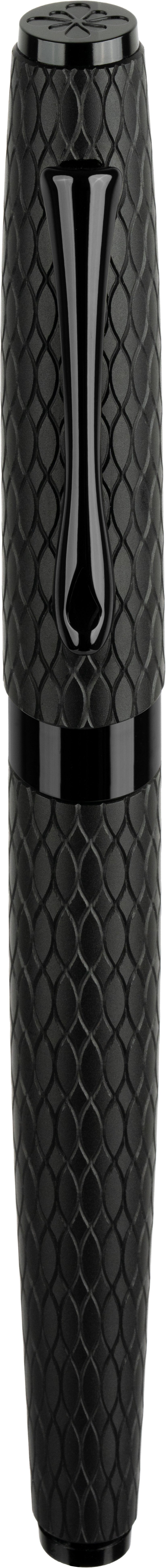 Diplomat Cobra Rollerball Pen - Black Guilloche