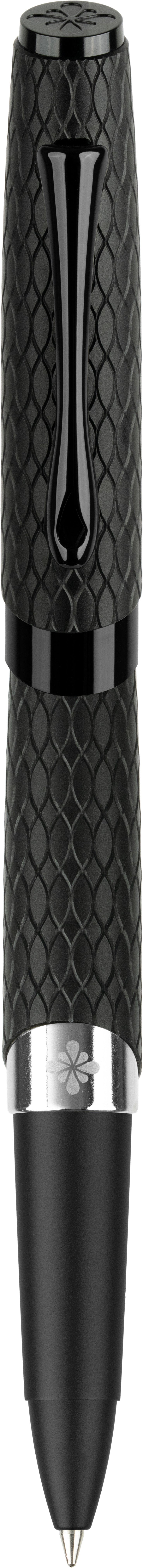 Diplomat Cobra Rollerball Pen - Black Guilloche
